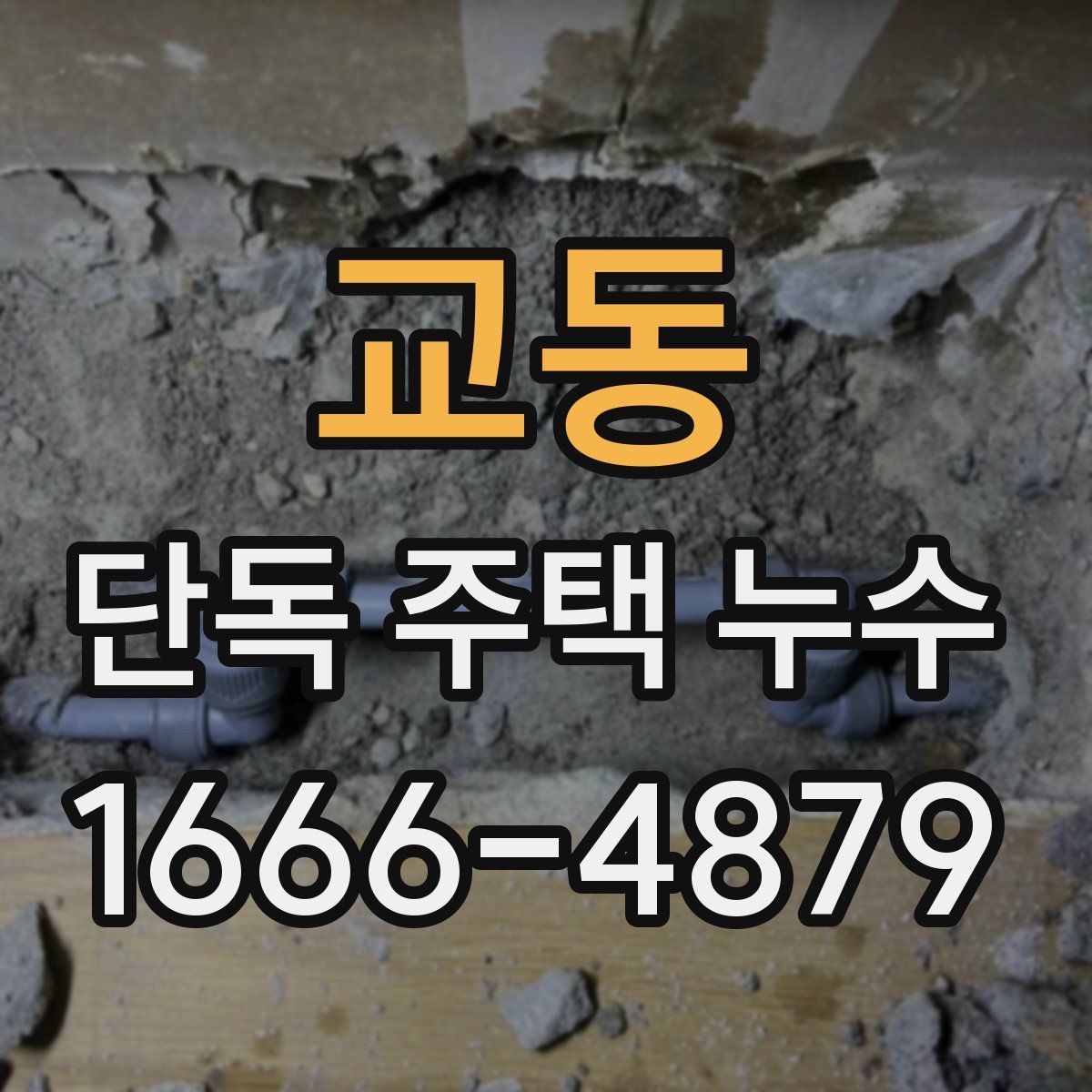 교동 단독 주택 누수