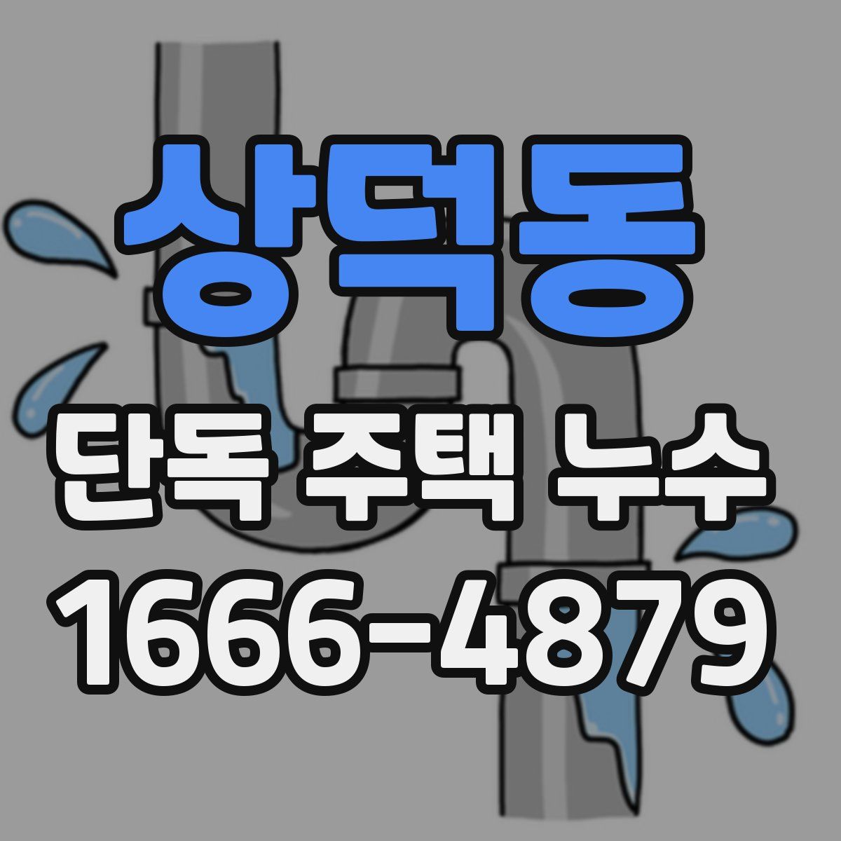 상덕동 단독 주택 누수