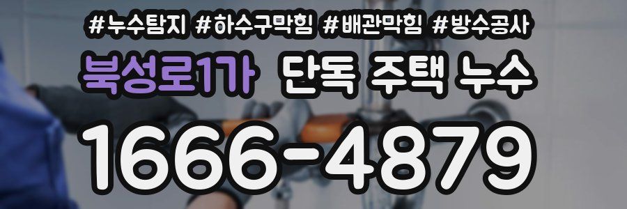 북성로1가 단독 주택 누수