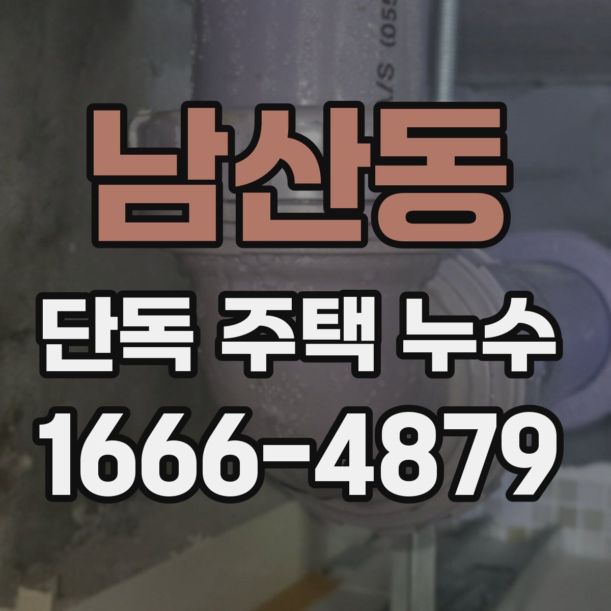 남산동 단독 주택 누수