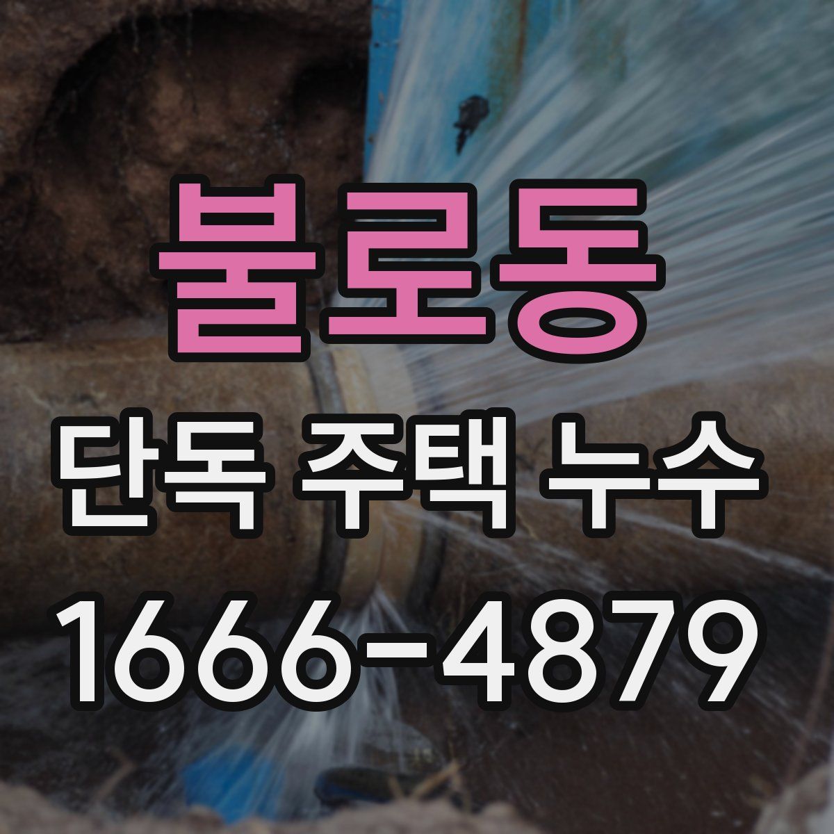 불로동 단독 주택 누수