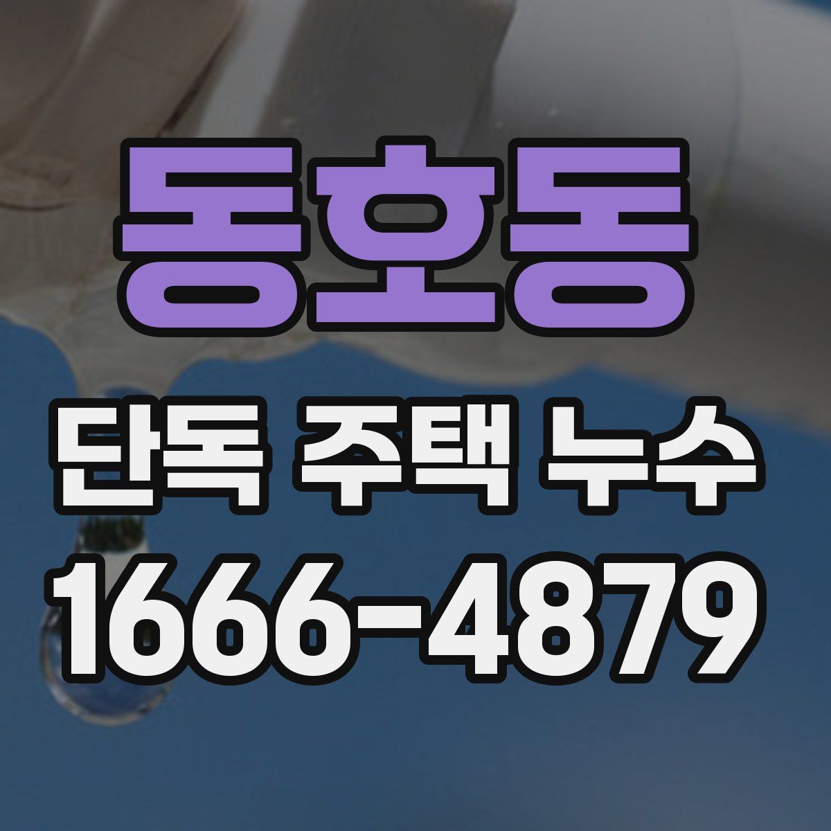 동호동 단독 주택 누수