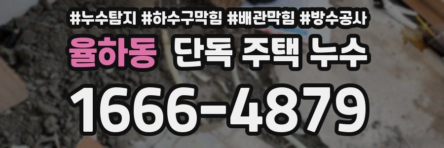 율하동 단독 주택 누수