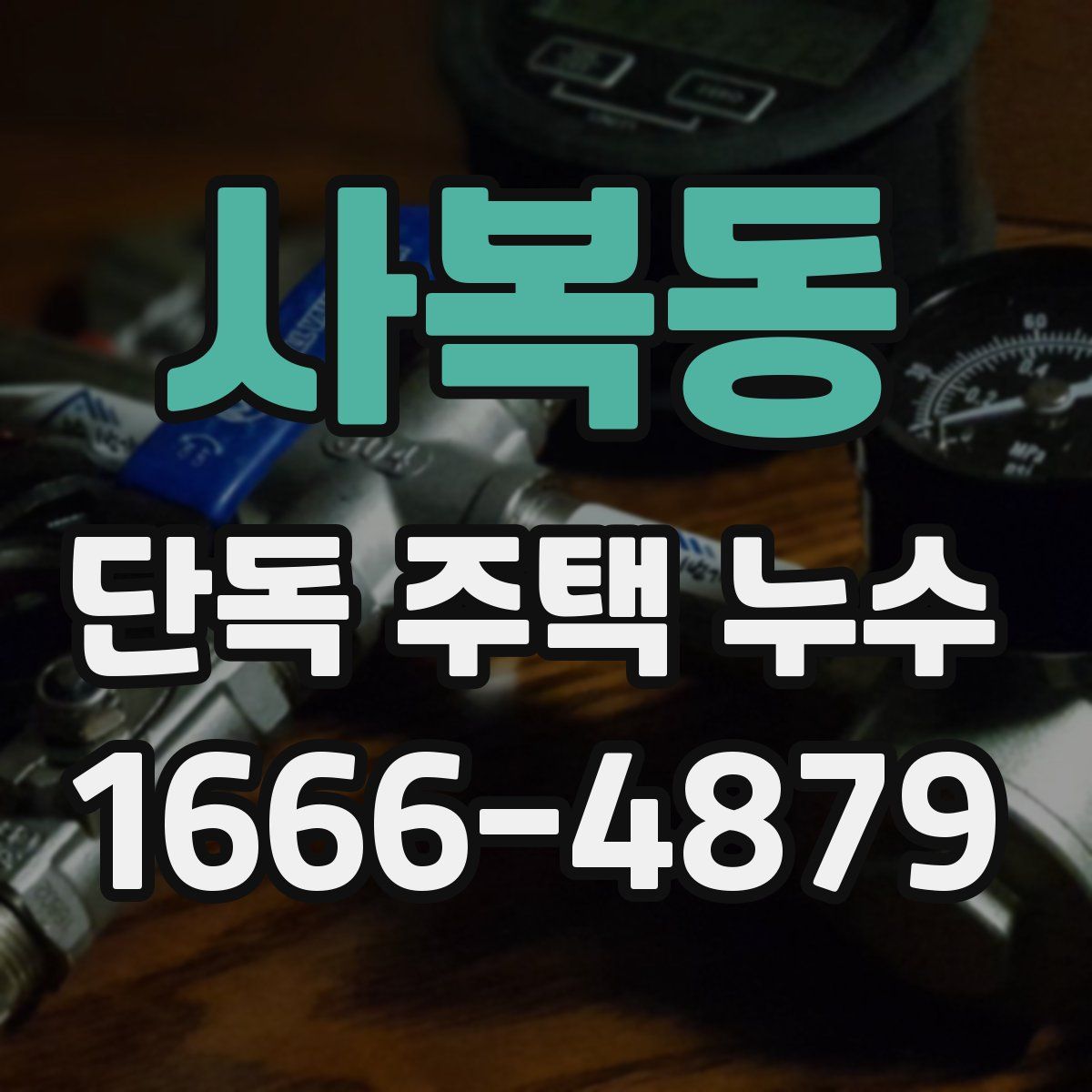 사복동 단독 주택 누수