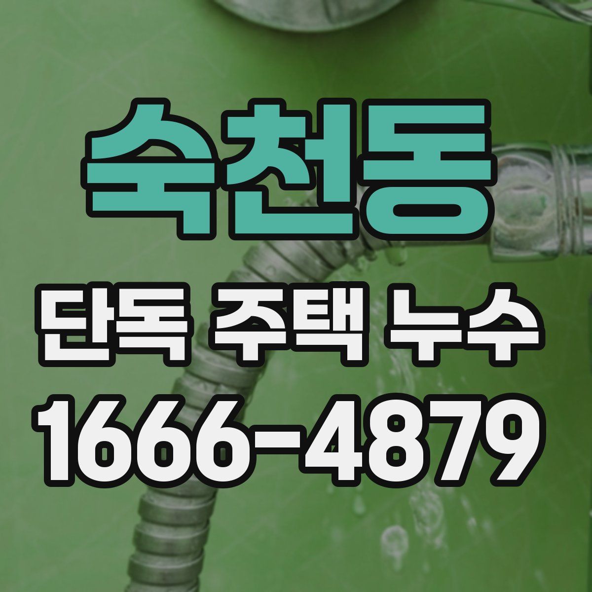 숙천동 단독 주택 누수