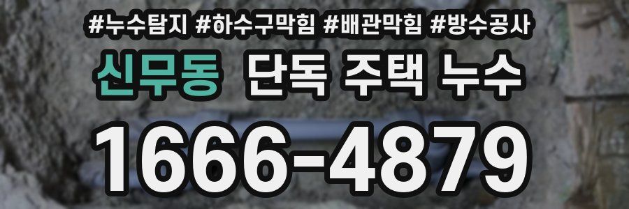 신무동 단독 주택 누수