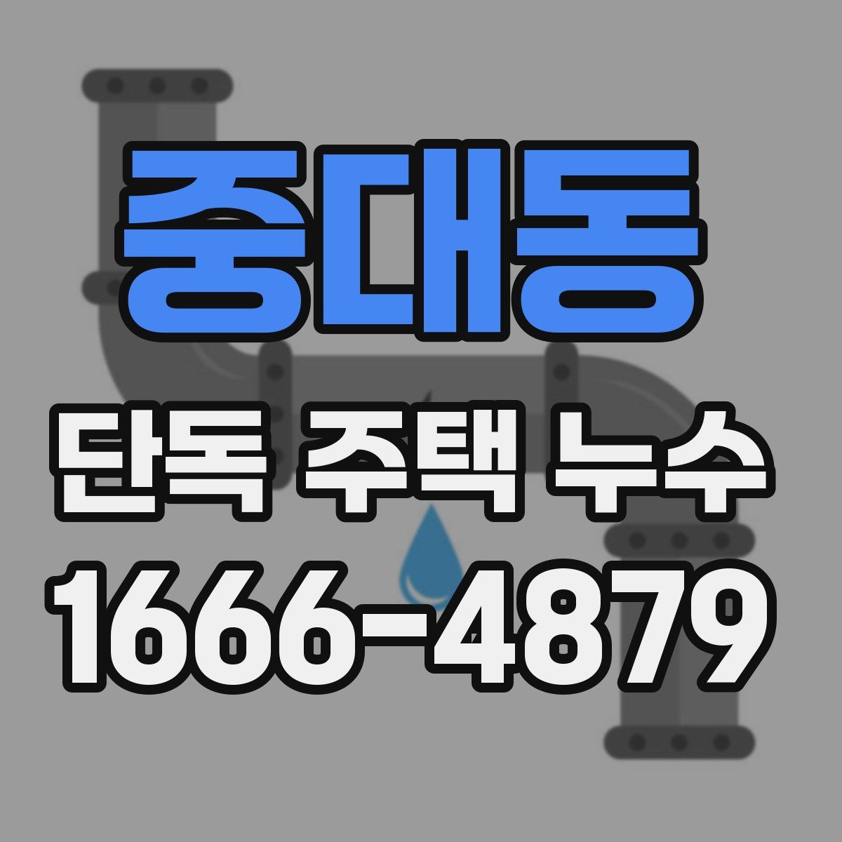 중대동 단독 주택 누수