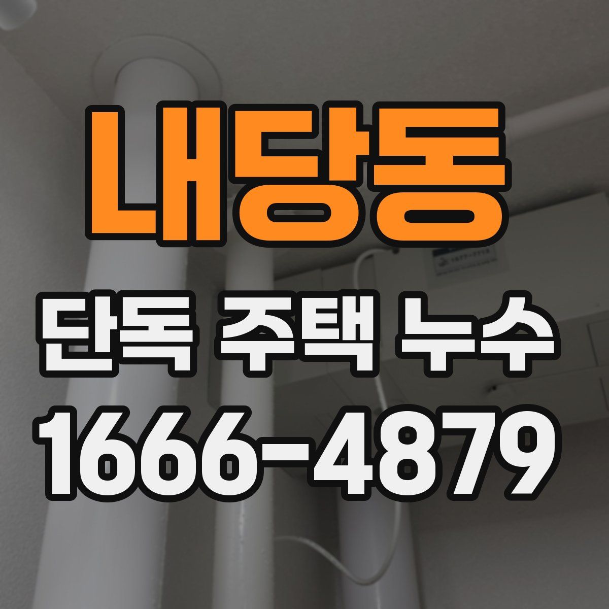 내당동 단독 주택 누수
