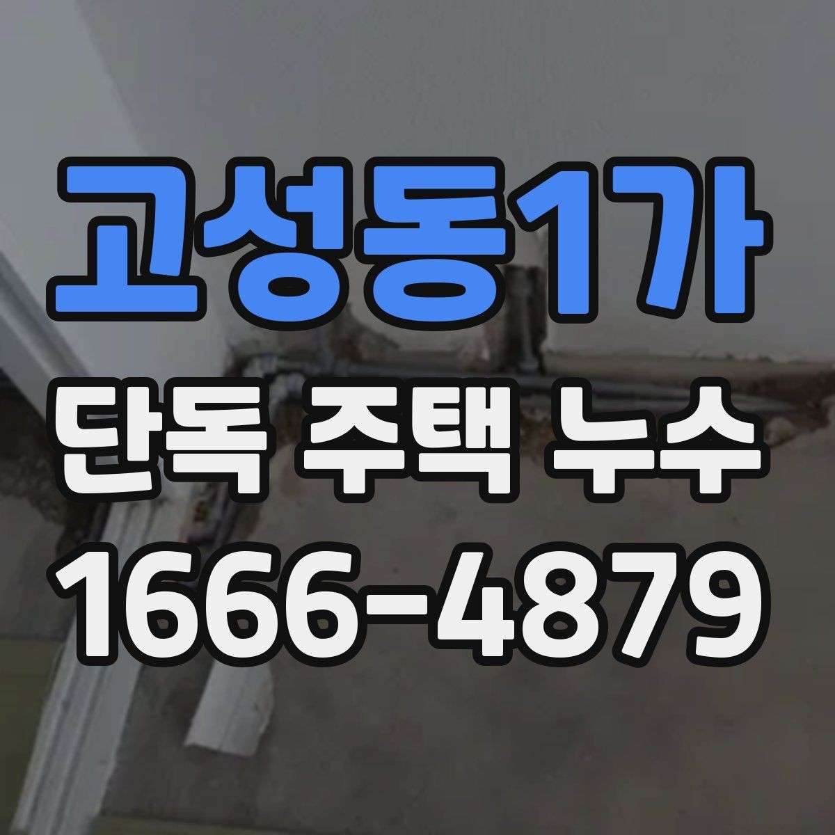 고성동1가 단독 주택 누수 원인별 점검 포인트 정리