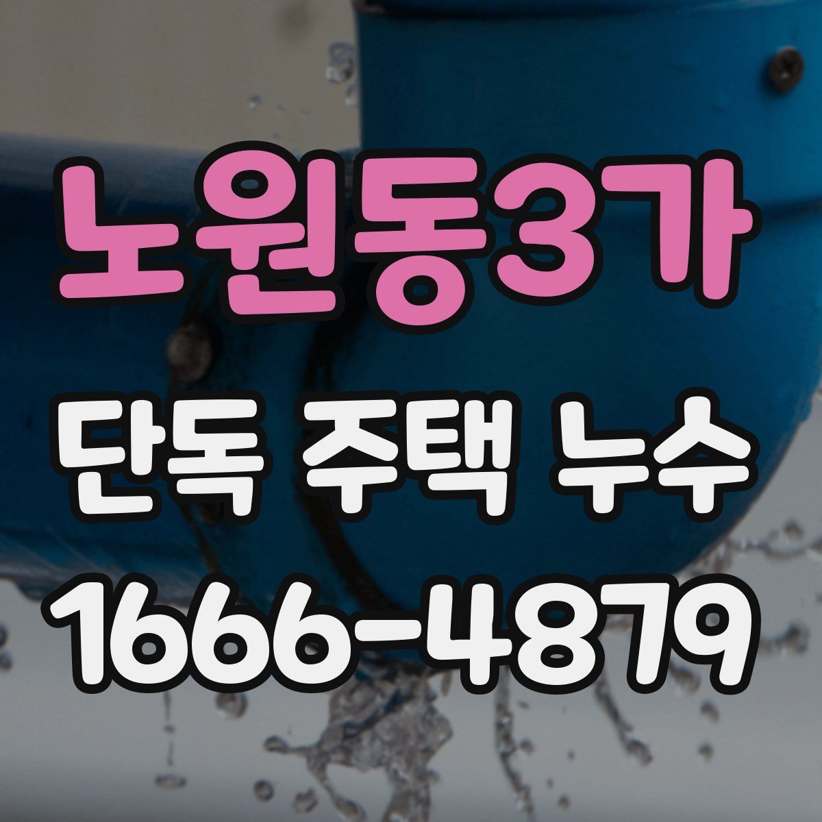 노원동3가 단독 주택 누수