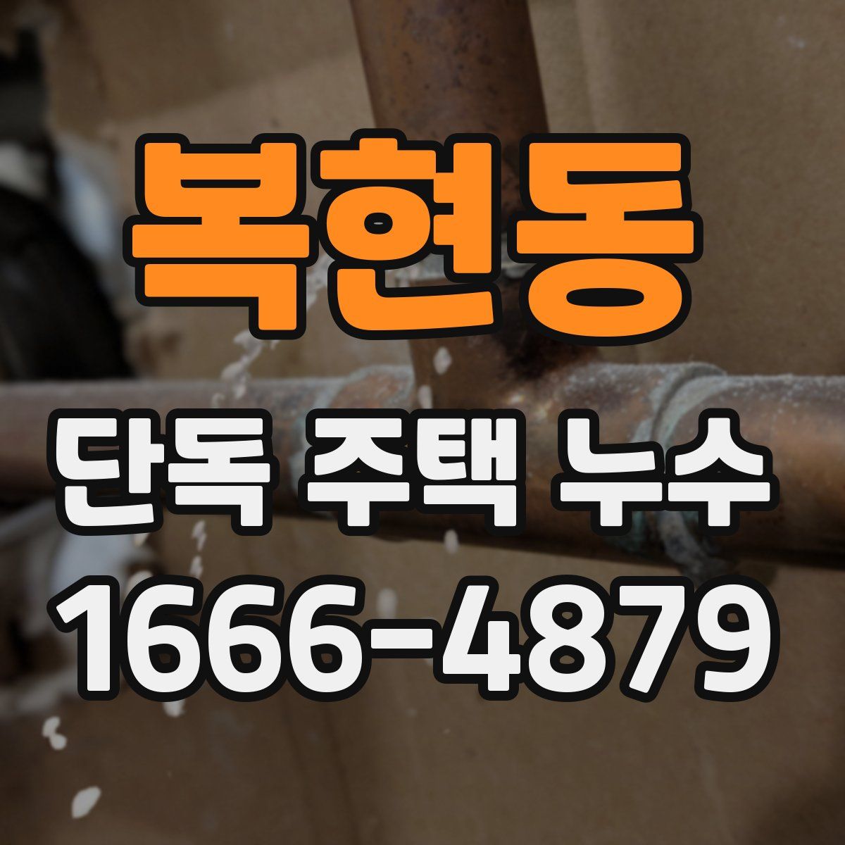 복현동 단독 주택 누수