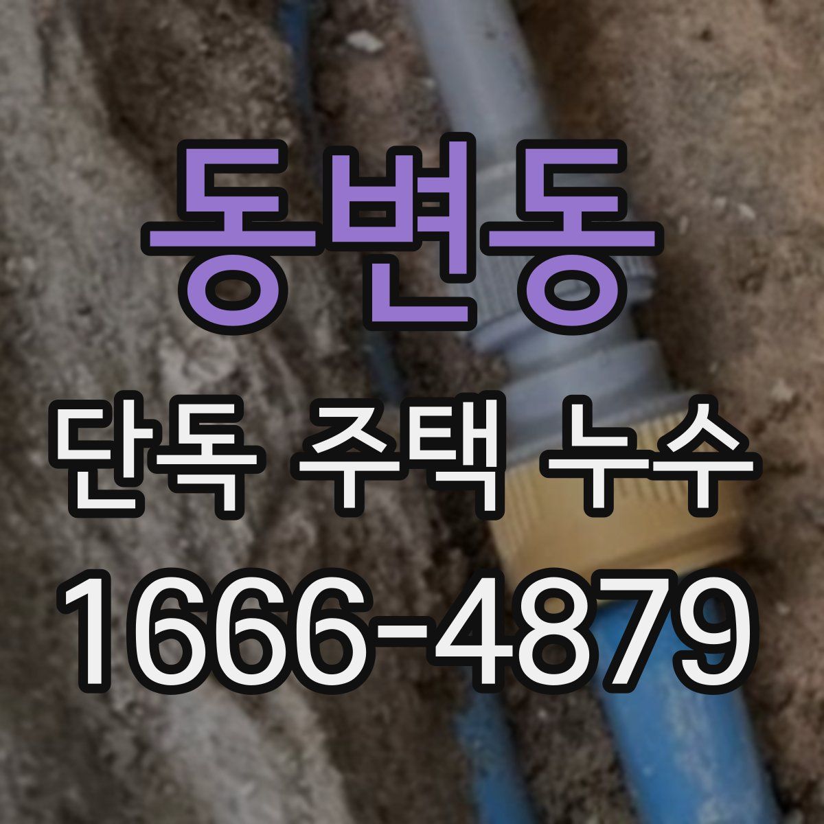 동변동 단독 주택 누수