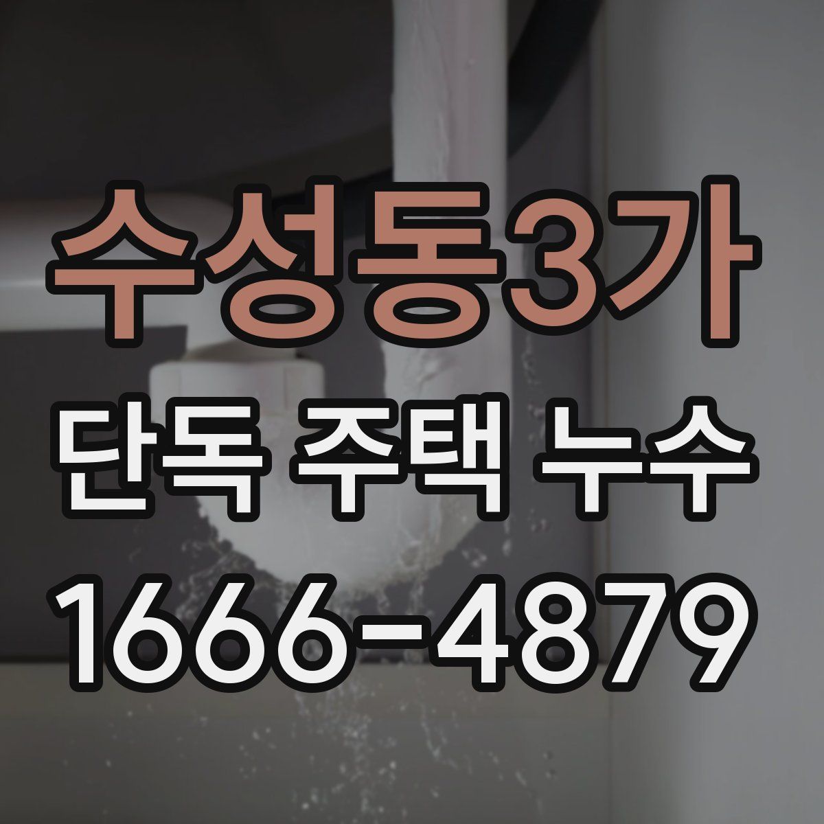 수성동3가 단독 주택 누수