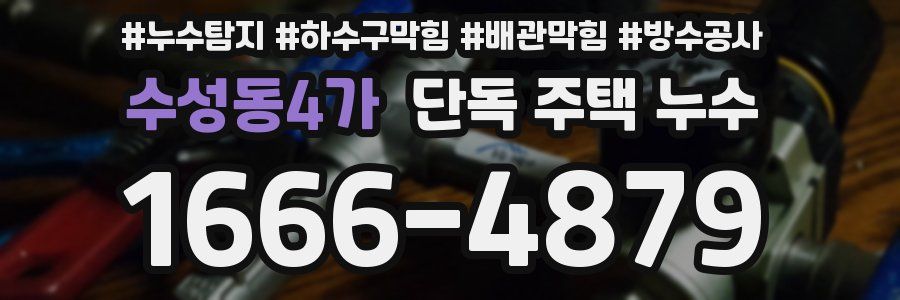 수성동4가 단독 주택 누수