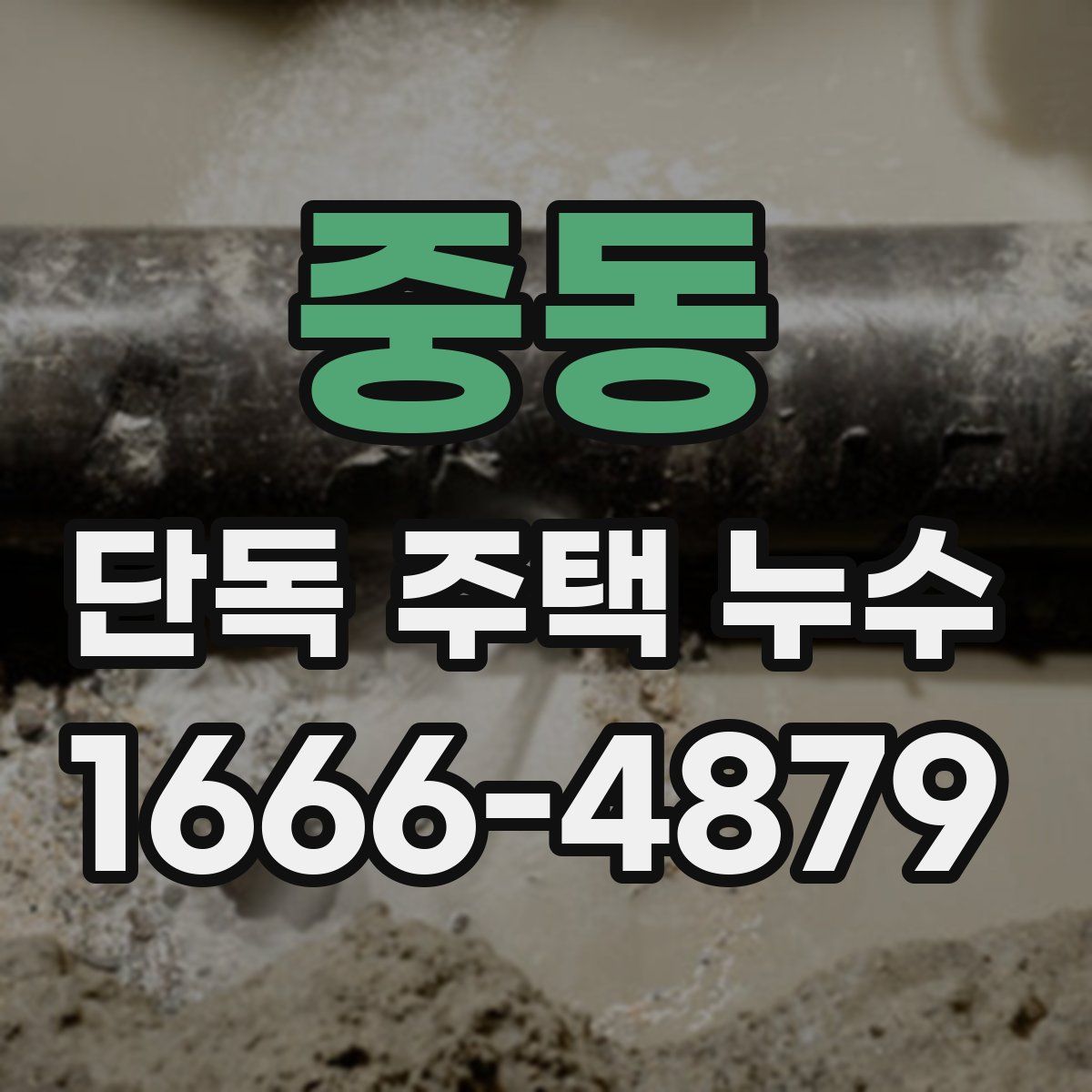 중동 단독 주택 누수