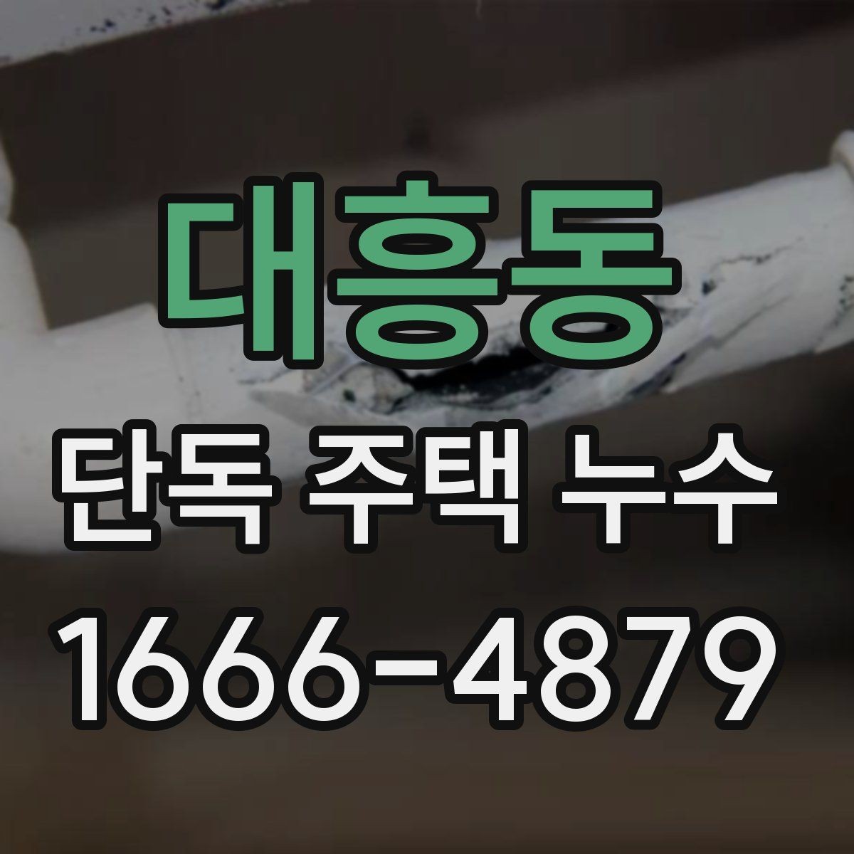 대흥동 단독 주택 누수 방치하면 생기는 문제