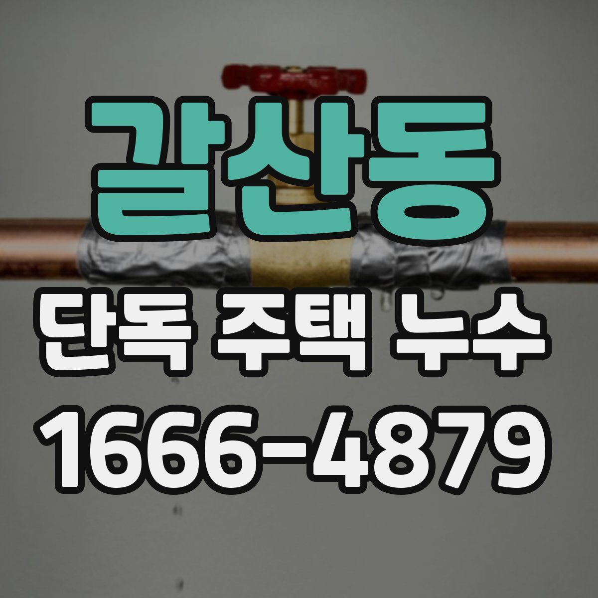 갈산동 단독 주택 누수