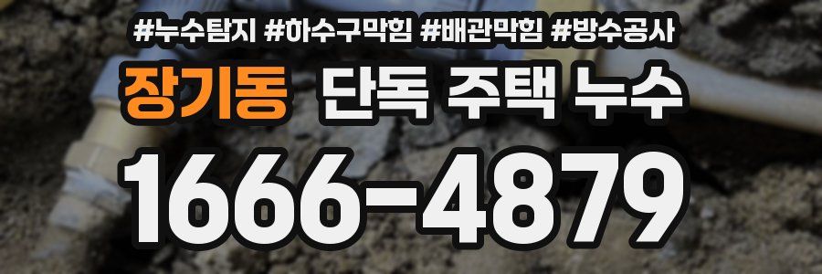 장기동 단독 주택 누수