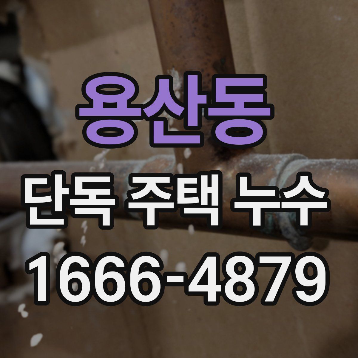 용산동 단독 주택 누수