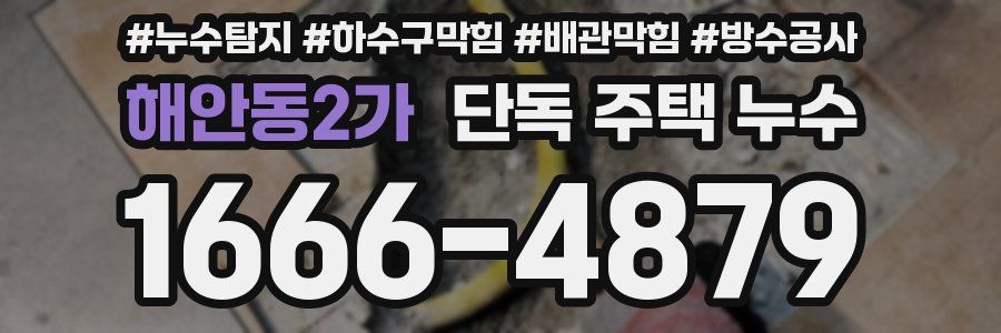 해안동2가 단독 주택 누수