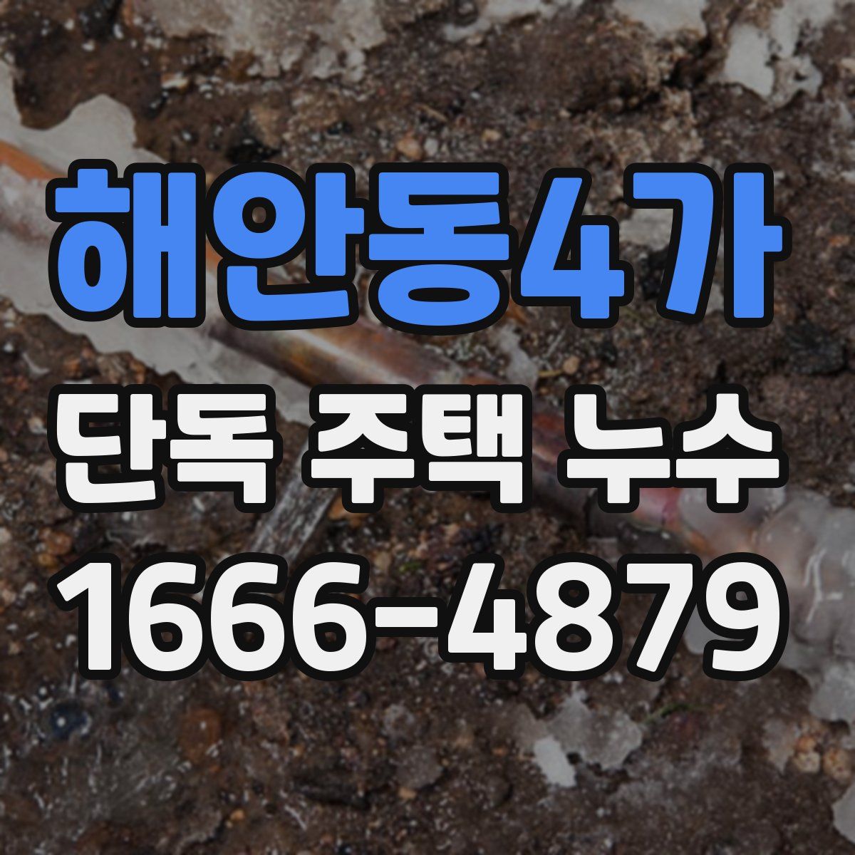 해안동4가 단독 주택 누수