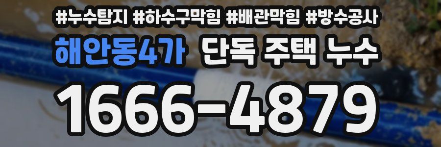 해안동4가 단독 주택 누수
