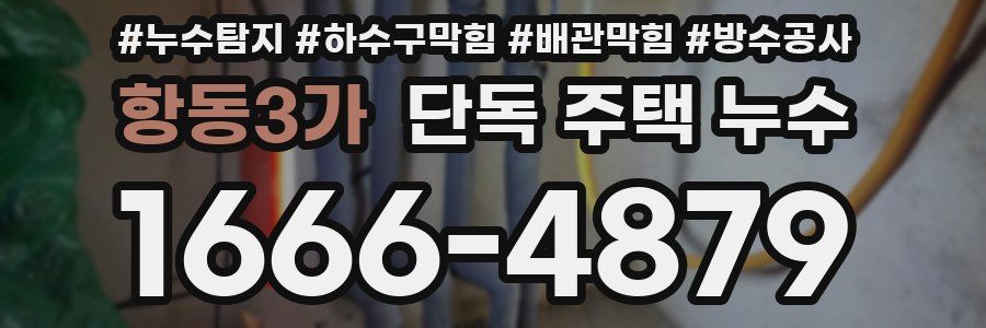 항동3가 단독 주택 누수