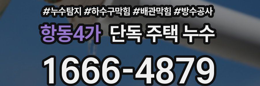 항동4가 단독 주택 누수