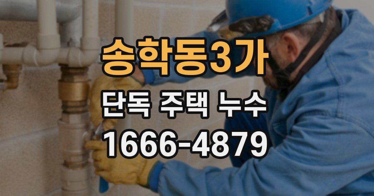송학동3가 단독 주택 누수