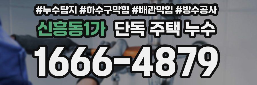 신흥동1가 단독 주택 누수