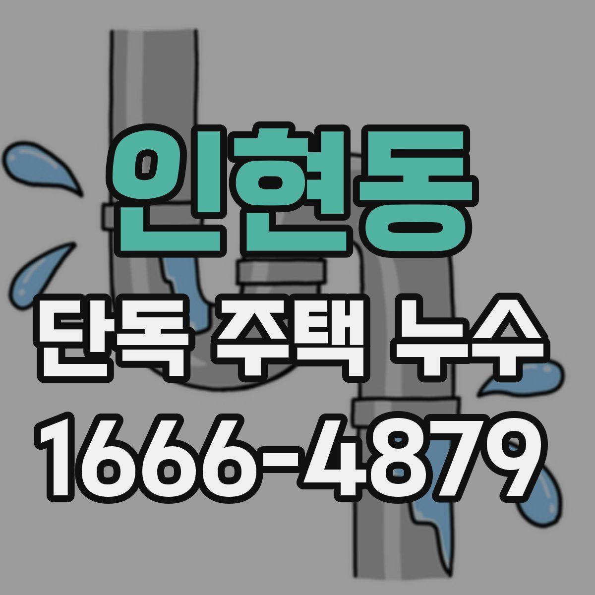 인현동 단독 주택 누수