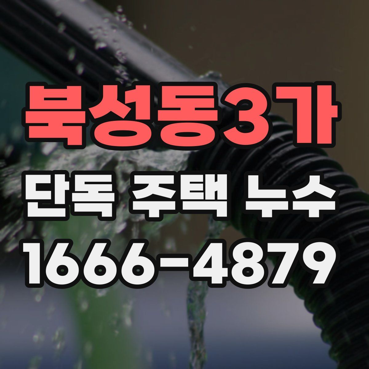 북성동3가 단독 주택 누수