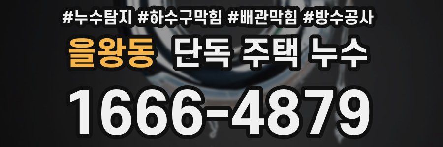 을왕동 단독 주택 누수