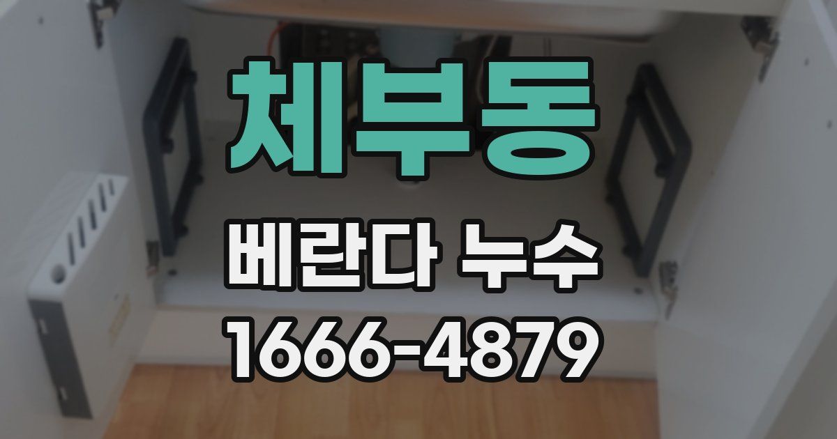 체부동 베란다 누수