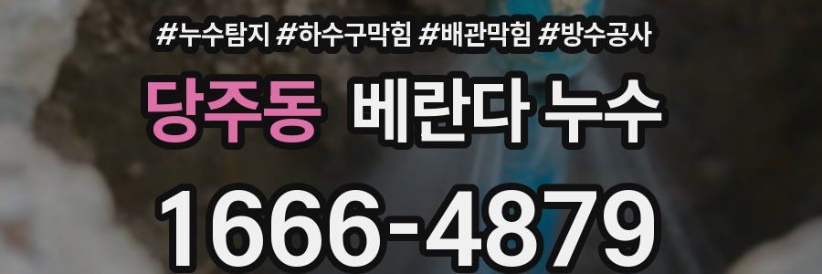 당주동 베란다 누수