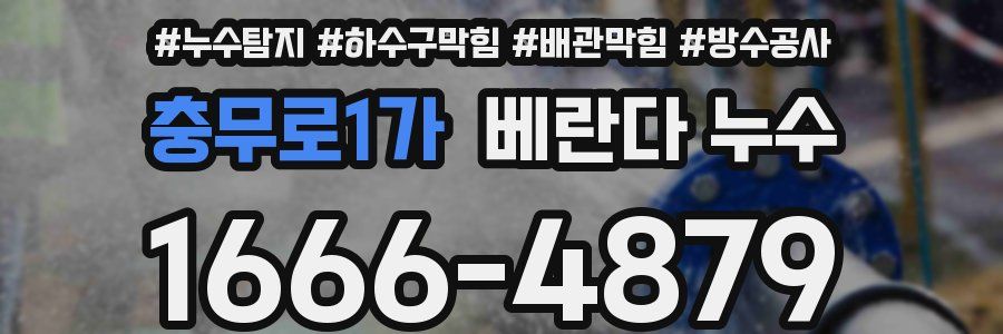 충무로1가 베란다 누수
