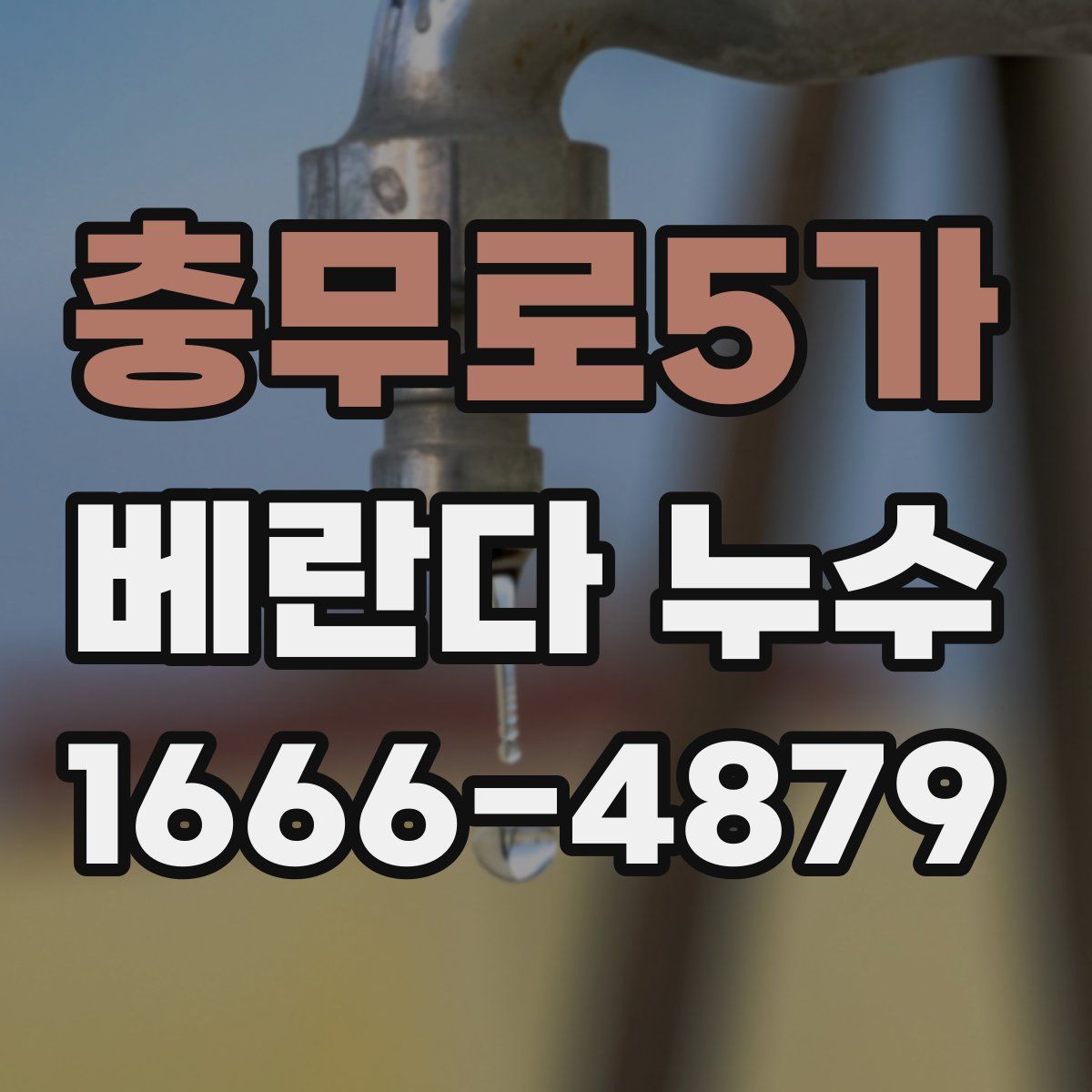 충무로5가 베란다 누수