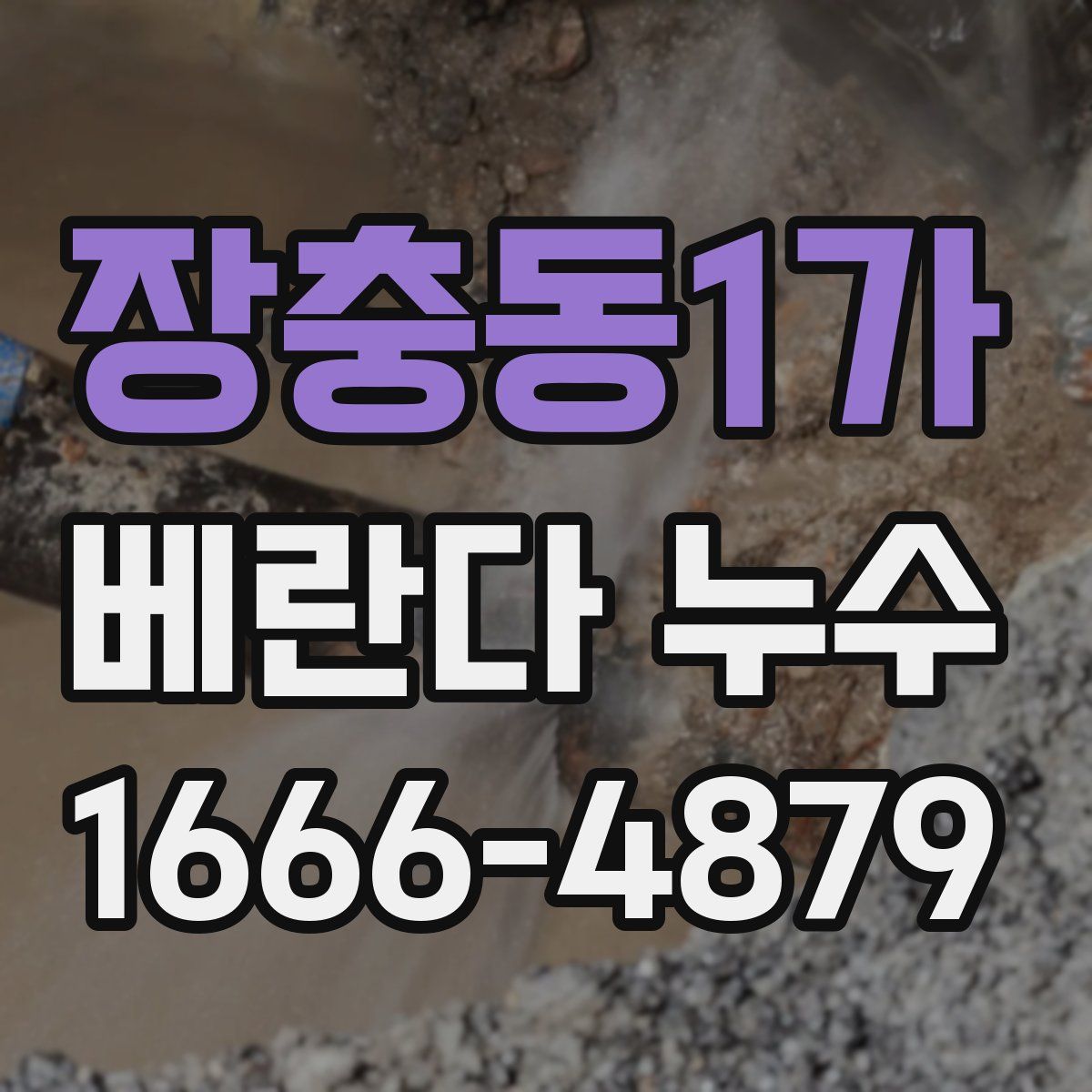 장충동1가 베란다 누수