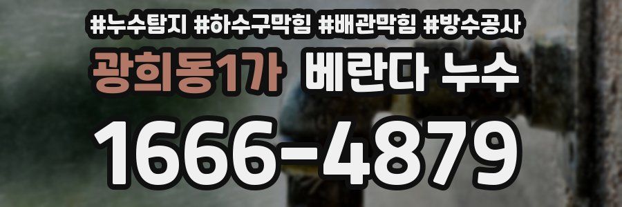 광희동1가 베란다 누수