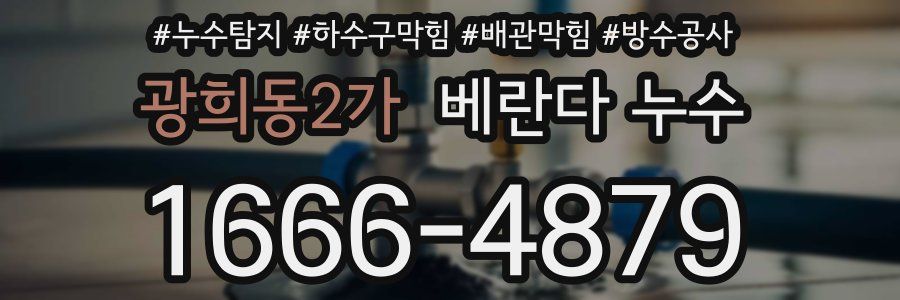 광희동2가 베란다 누수