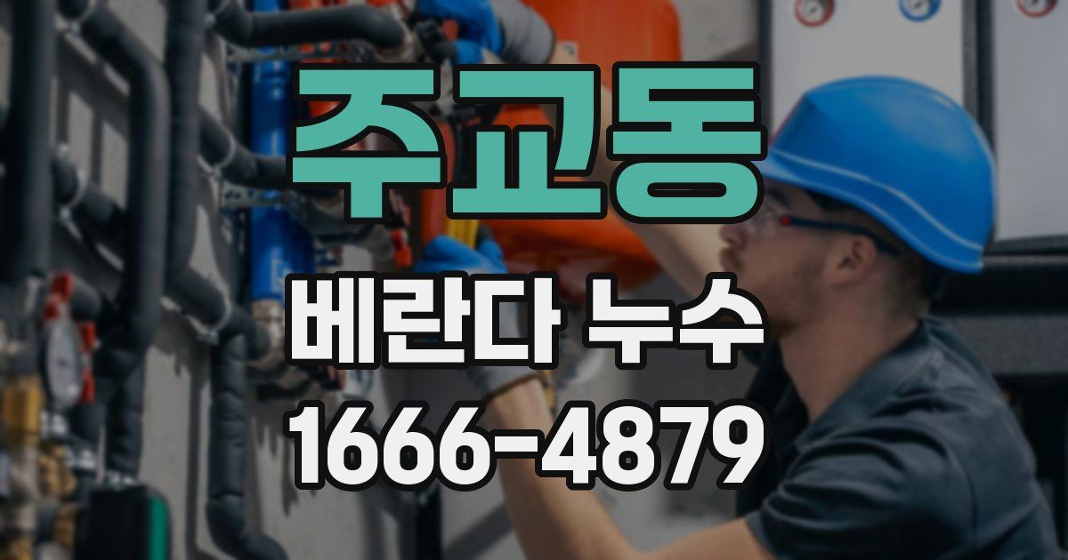 주교동 베란다 누수