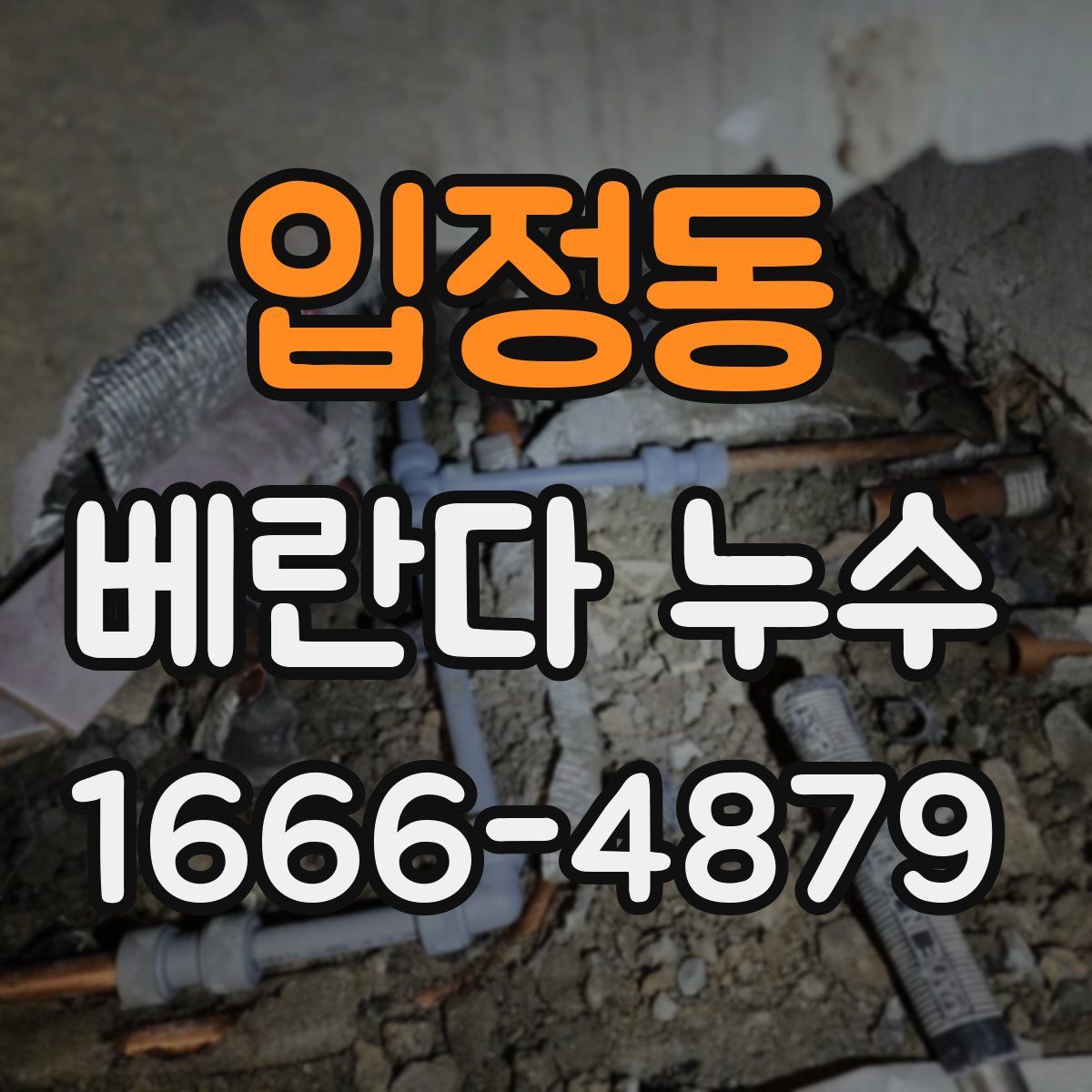 입정동 베란다 누수