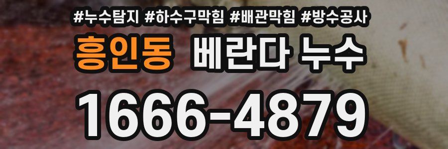 흥인동 베란다 누수