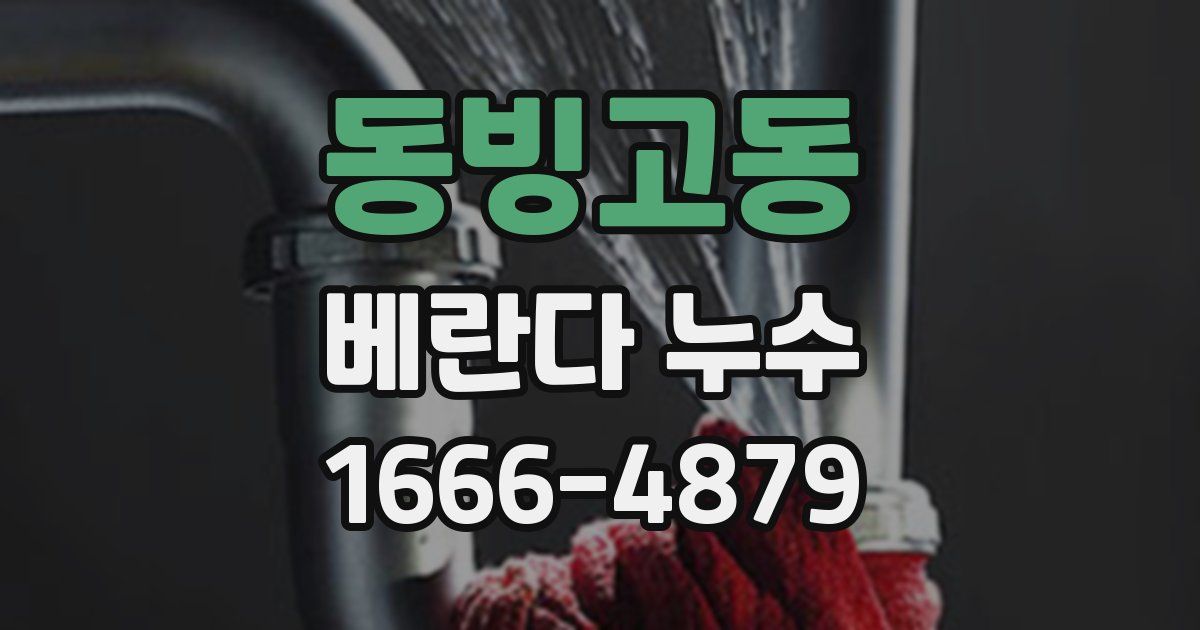 동빙고동 베란다 누수