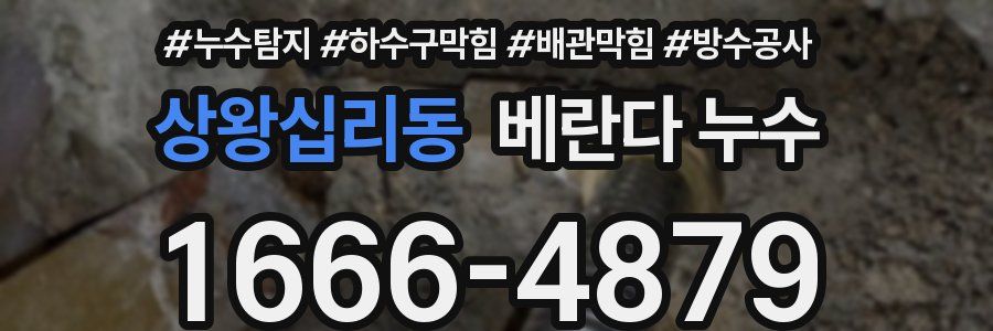 상왕십리동 베란다 누수