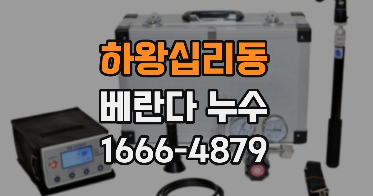 하왕십리동 베란다 누수