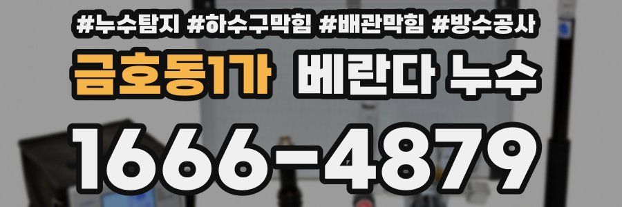 금호동1가 베란다 누수