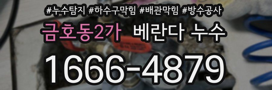 금호동2가 베란다 누수