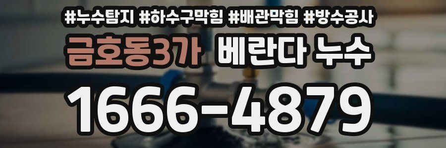 금호동3가 베란다 누수