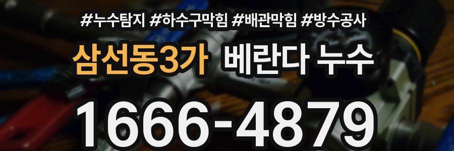 삼선동3가 베란다 누수